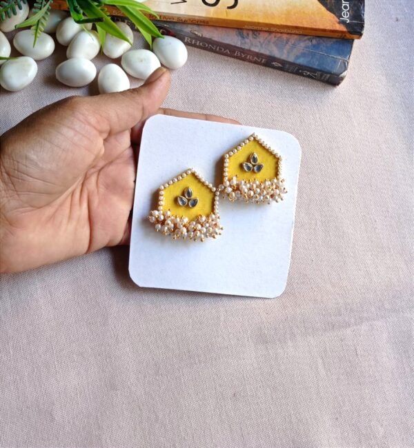 Mithila-Handmade Ethnic traditional Jewellery set for Haldi Ceremony - Image 2