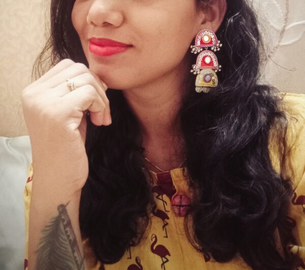 Avani- Mirror earring