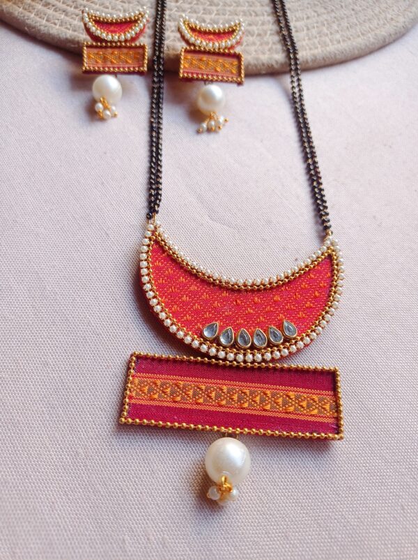 Khun Fabric Magalsutra jewellery