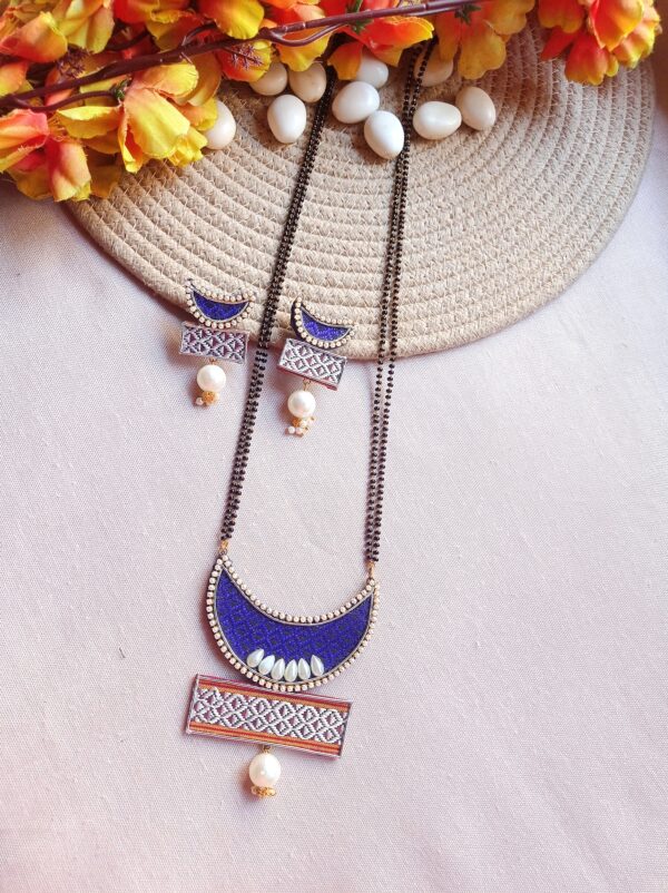 Handcrafted khun mangalsutra jewelery