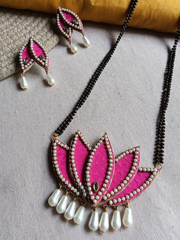 Fabric Long Mangalsutra unique latest designs