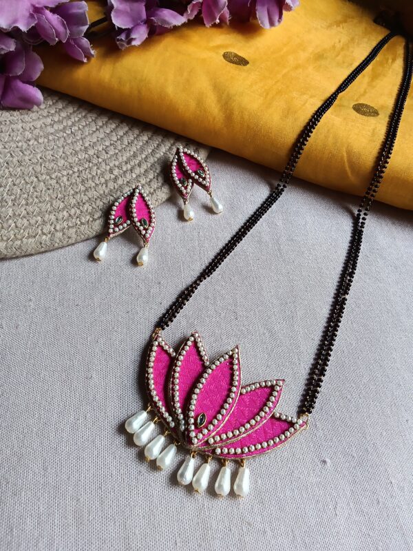 Fabric Long Mangalsutra unique latest designs